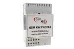 GSM PROFI 3 Ovládání mob.telefonem pro průmyslové brány, vrata aj., 2-kanálové, s připojením k PC, DIN, vč. SW s evidencí. 