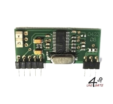 Přijímač 433MHz násuvný pro řídící elektroniky typu C