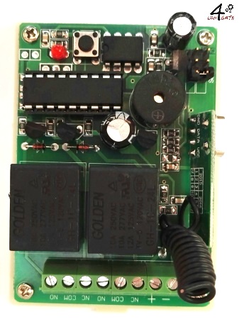 Přijímač 2-kanálový, 433 MHz, univerzální - externí, 24V, systém easier kódu GX.
