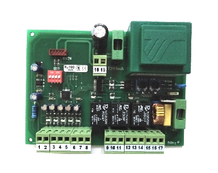 Řídící elektronika, analogová RJ pro 1 motor 230V (posuvné brány)
