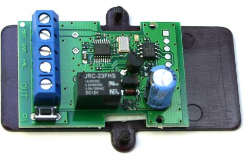 Přijímač pro osvětlení, 230V, 3A, přepínací, 1-kanálový 433MHz, systém pevného nebo plovoucího kódu RX vč.mini.plastového obalu, bez trafa.